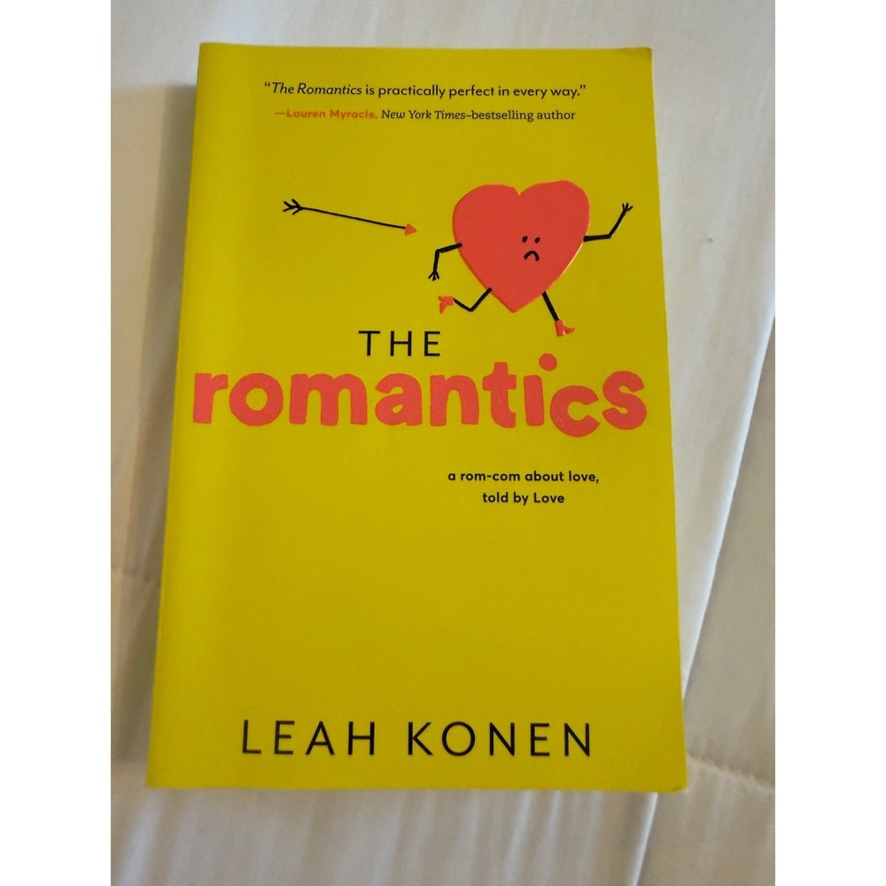 The Romantics by Leah Konen Paperback YA Rom-Com Novel Amulet Books 2017